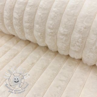 Fourrure Stripes Luxe ecru