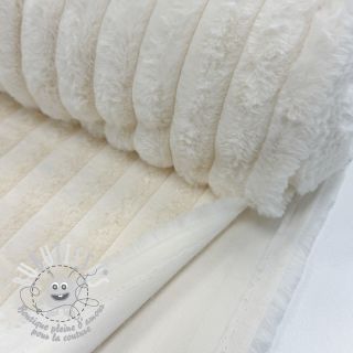 Fourrure Stripes Luxe ecru