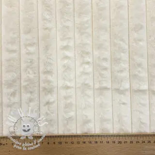 Fourrure Stripes Luxe ecru