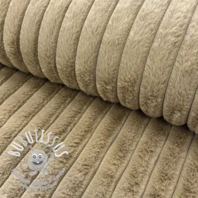 Fourrure Stripes Luxe beige