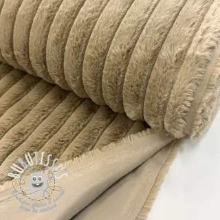 Fourrure Stripes Luxe beige