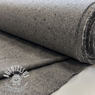 Tissu pour tailleur femme PIED DE POULE BRUSHED Studs