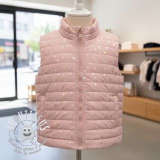 Tissu matelassé FOIL Hearts