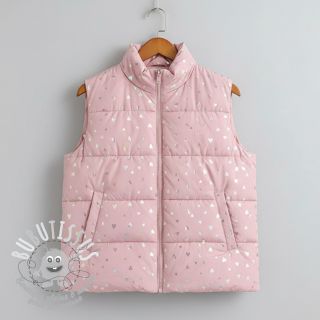 Tissu matelassé FOIL Hearts