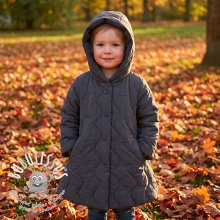 Tissu matelassé ZIG ZAG black