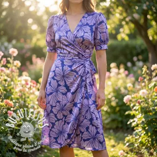 Viscose RADIANCE Duna blue