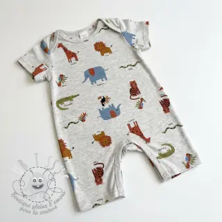 Jersey Safari melange light grey
