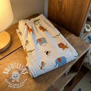 Jersey Safari melange light grey