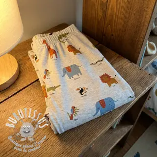 Jersey Safari melange light grey