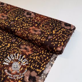 Viscose SATIN Abstract flow digital print