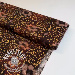 Viscose SATIN Abstract flow digital print