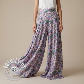 Viscose SATIN Flowers Jamie digital print