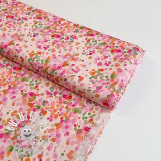 Viscose SATIN Dots digital print