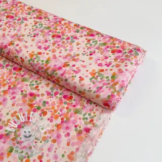 Viscose SATIN Dots digital print