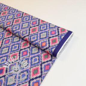 Viscose RADIANCE Abstract purple digital print