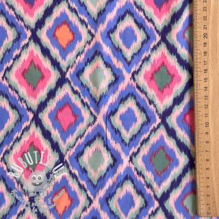 Viscose RADIANCE Abstract purple digital print