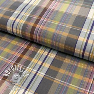 Tissu coton YARN DYED Check Nina multi