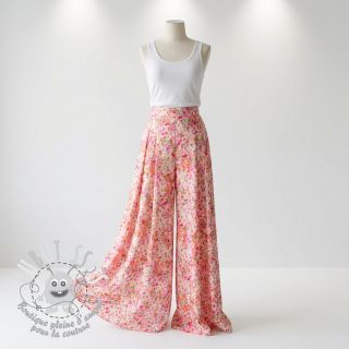 Viscose SATIN Dots digital print