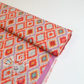 Viscose RADIANCE Abstract orange digital print