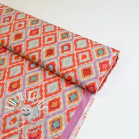 Viscose RADIANCE Abstract orange digital print