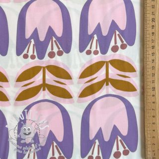 Viscose ECOVERO Flowers Celia white