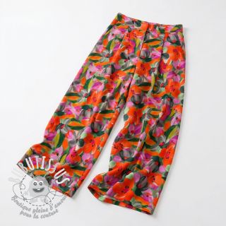 Viscose ECOVERO Flowers multi digital print