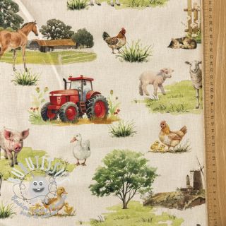 Tissu déco Cosy Farm Animals digital print
