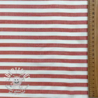 Viscose YARN DYED Stripes SMALL orange