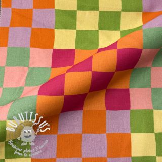 Tissu déco Joyful Block Patch digital print