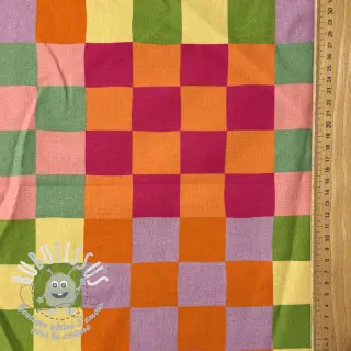 Tissu déco Joyful Block Patch digital print
