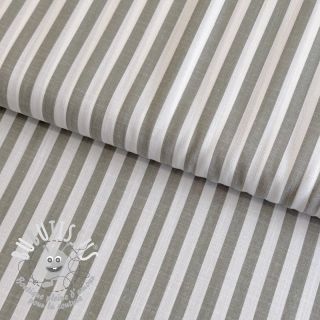 Viscose YARN DYED Stripes SMALL green