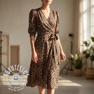 Tissu coton VISCOSE Animal skin digital print