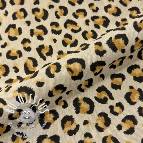 Tissu déco Linenlook premium Leopard Animal Print