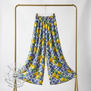 Tissu coton VISCOSE Lemons digital print