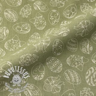 Tissu déco Linenlook premium Easter Egg Tale