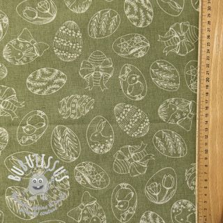 Tissu déco Linenlook premium Easter Egg Tale