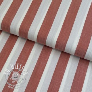 Viscose YARN DYED Stripes BIG orange