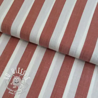 Viscose YARN DYED Stripes BIG orange