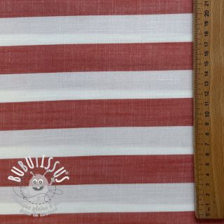 Viscose YARN DYED Stripes BIG orange