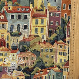 Tissu déco GOBELIN premium Happy Siesta House