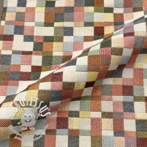 Tissu déco GOBELIN PREMIUM Indian Block Tapestry