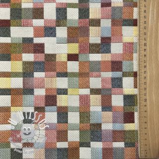 Tissu déco GOBELIN PREMIUM Indian Block Tapestry