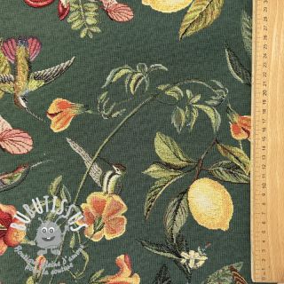 Tissu déco GOBELIN premium Lemon Tropic Artisan