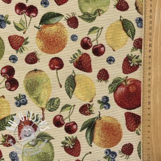 Tissu déco GOBELIN premium Sweet Fruit Mix