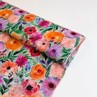 Viscose RADIANCE Flowers Lirie digital print