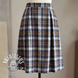 Scottish Check YARN DYED BRUSHED Atlas brown