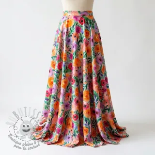 Viscose RADIANCE Flowers Lirie digital print