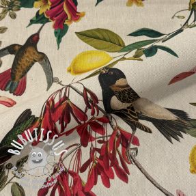 Tissu déco Linenlook Lemon Tropic Artisan digital print