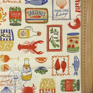 Tissu déco Mediterranean Vibe digital print