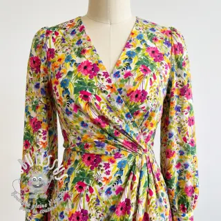 Viscose RADIANCE Flowers Zanny digital print